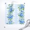 Farmhouse Floral Shabby Chic Blue Cottage Core Romantic Vertical Stripe Small Scale Custom Pre-pasted Wallpaper by Spoonflower Pre-Pasted Wallpaper 2FT Wide